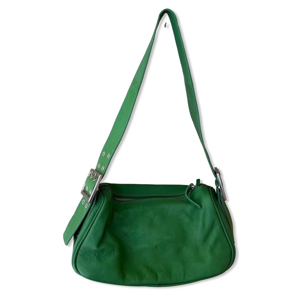 Free People Arm Candy Bag green Shoulder purse leather NWT Y2K style - Picture 2 of 7